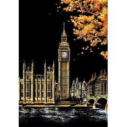 Big Ben - Londen | Scratch Art 41 x 28cm